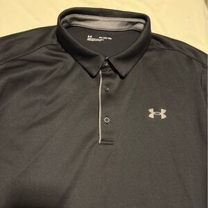 Under Armour Black Polo Shirt